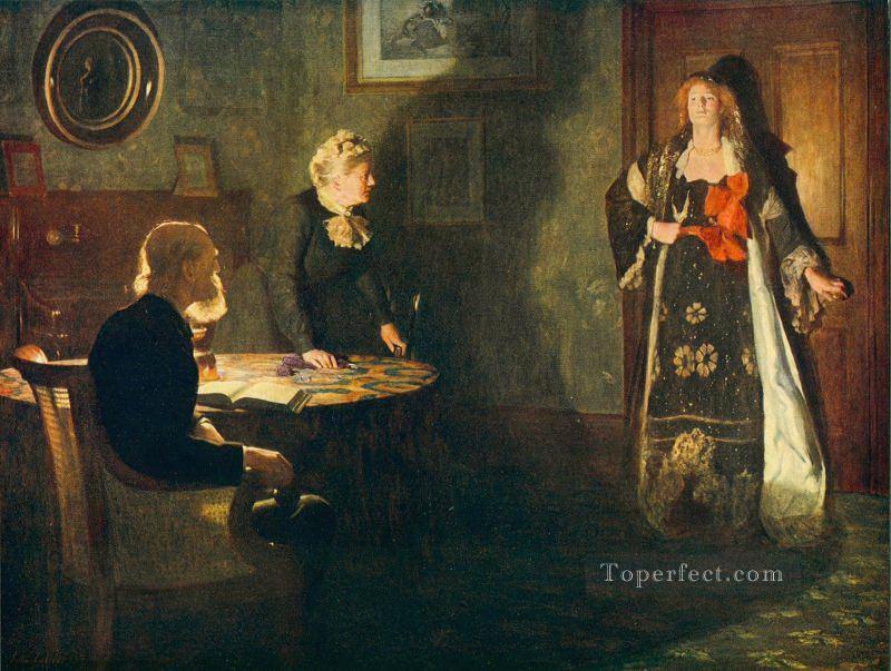 the prodigal daughter 1903 John Collier Pre Raphaelite Orientalist Oil Paintings